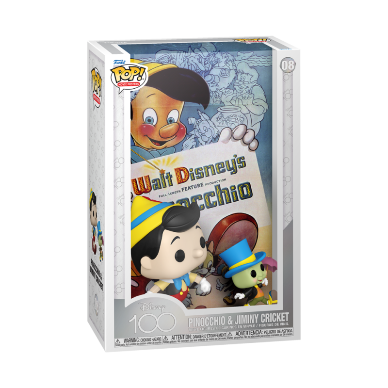 DISNEY - POP Movies Poster N° 08 - Pinocchio 