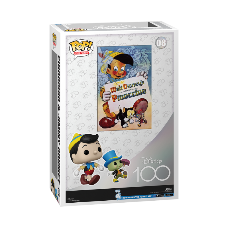 DISNEY - POP Movies Poster N° 08 - Pinocchio 