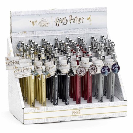 HARRY POTTER - Display - 4 Stylos X 10 - Symboles - Boîte de 40 Pc. 