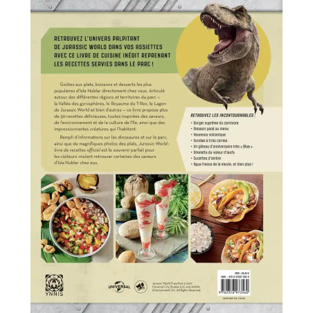 JURASSIC WORLD - Le livre de recettes officiel 