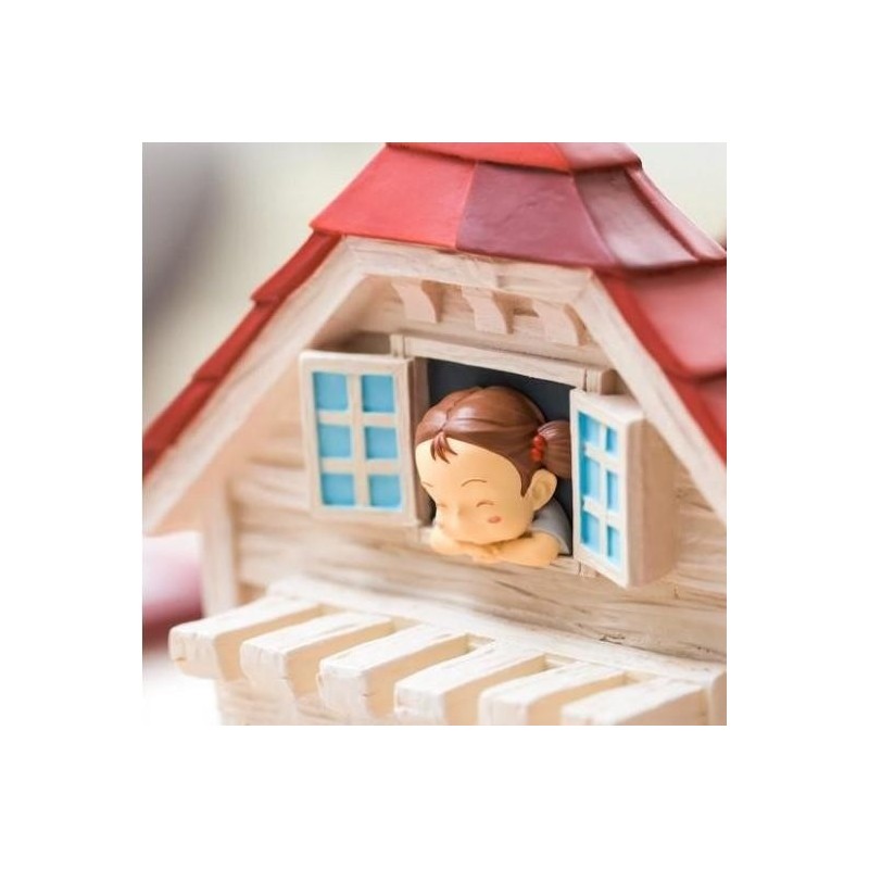MON VOISIN TOTORO - Maison de Mei et Totoro - Boite Diorama 15cm 