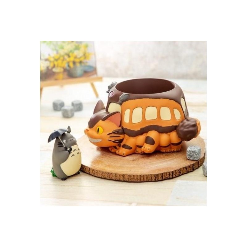 MON VOISIN TOTORO - Totoro et Chatbus - Boite Diorama 12.5cm 