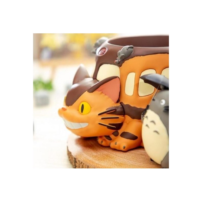 MON VOISIN TOTORO - Totoro et Chatbus - Boite Diorama 12.5cm 