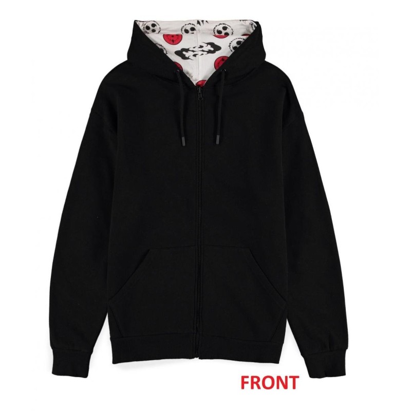 NARUTO SHIPPUDEN - Symbols - Pull à Capuche Zipper Réversible (L) 