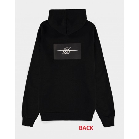 NARUTO SHIPPUDEN - Symbols - Pull à Capuche Zipper Réversible (L) 