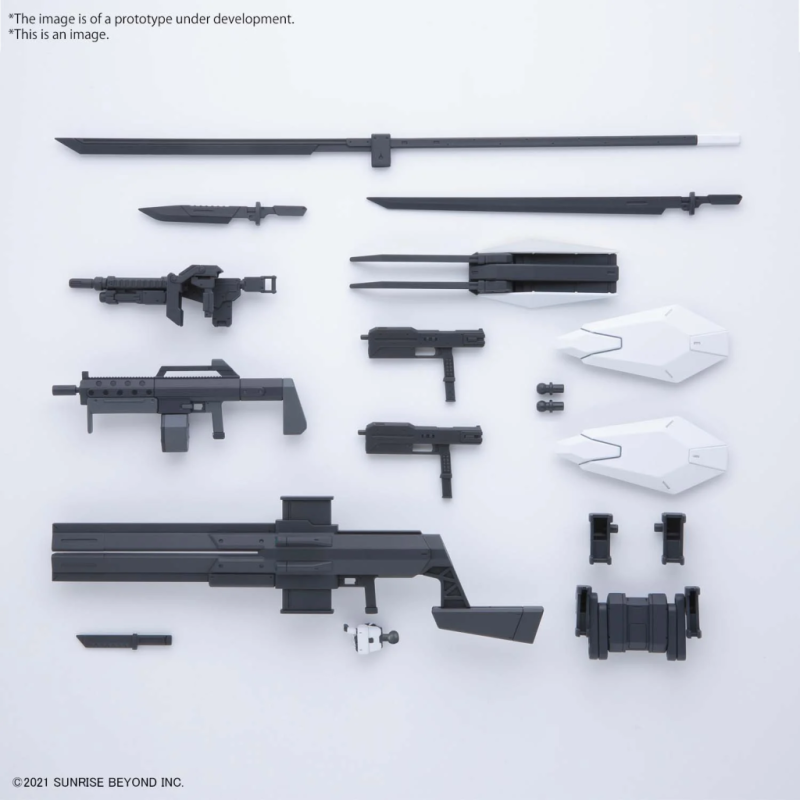 AMAIM - HG 1/72 AMAIM Warrior at the Borderline Weapon Set - Model Kit 