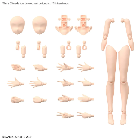 30MS - 30MS Option Body Parts Arm & Leg Parts (Color A) - Model Kit 