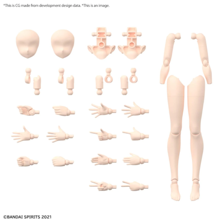 30MS - 30MS Option Body Parts Arm & Leg Parts (Color B) - Model Kit 
