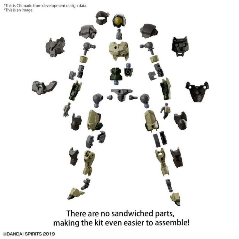 30MM - 30MM 1/144 EXM-A9a Spinatio (Army Type) - Model Kit 
