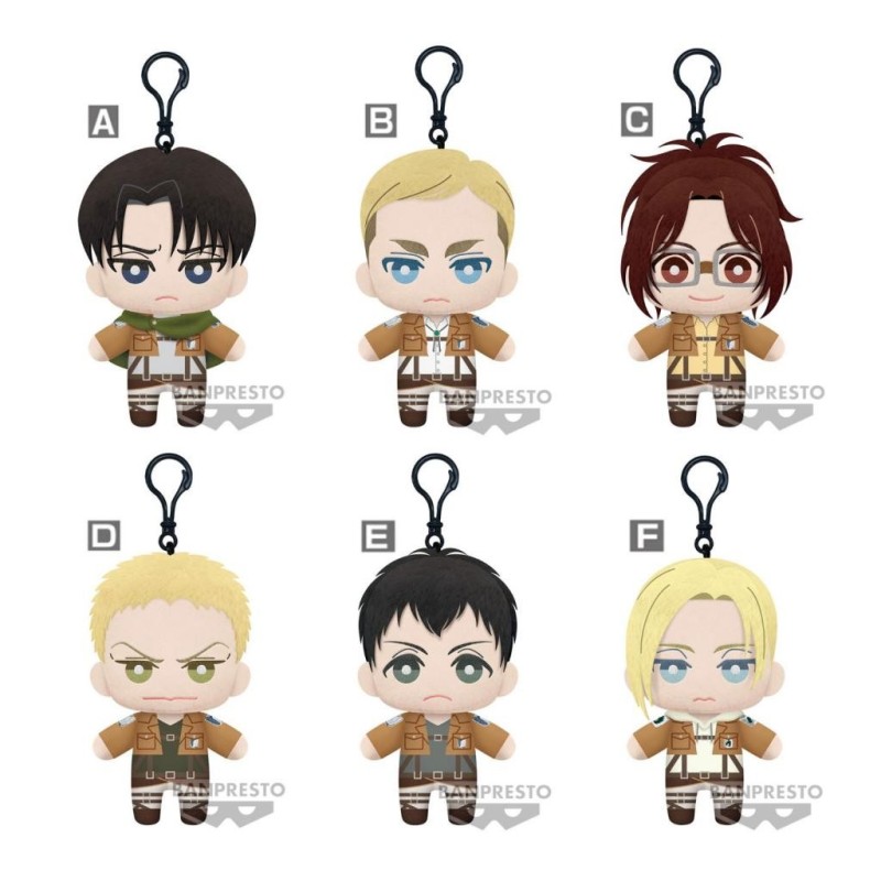 L'ATTAQUE DES TITANS - Tomonui Plush Series 2 - Assort. 9 Peluche 15cm 