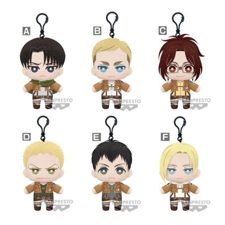 L'ATTAQUE DES TITANS - Tomonui Plush Series 2 - Assort. 9 Peluche 15cm 