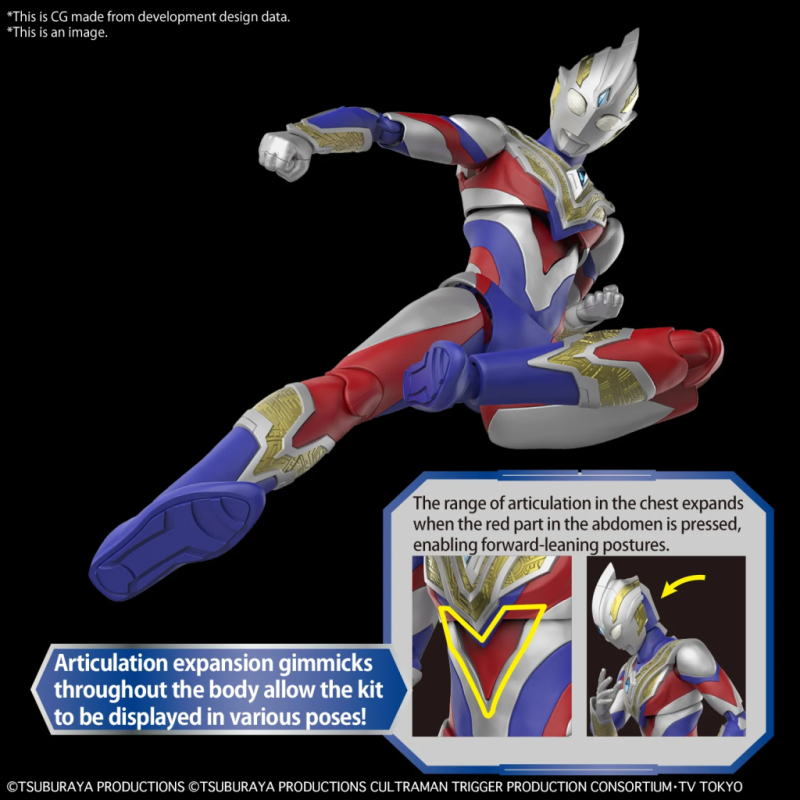 ULTRAMAN - Figure-Rise Standard Ultraman Trigger Multi Type -Model Kit 