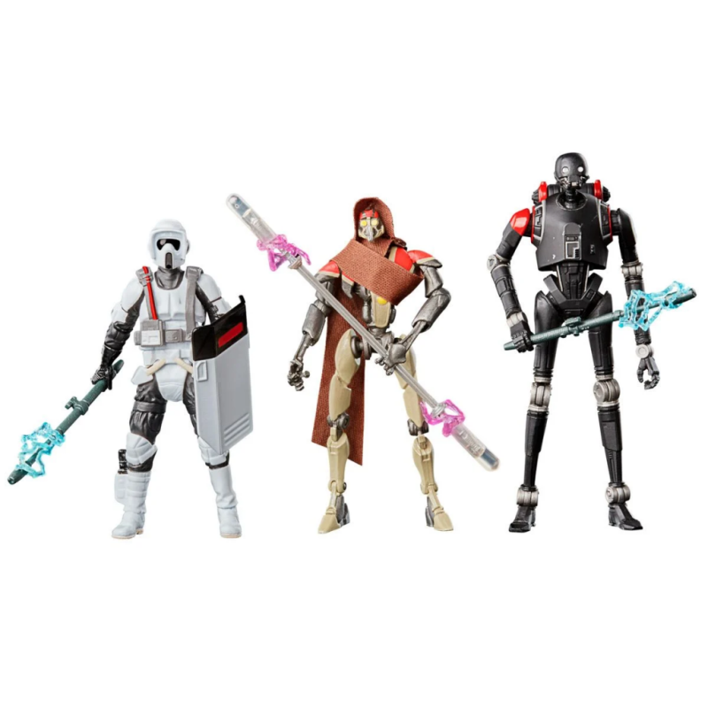 STAR WARS - Jedi : Survivor - 3 Figurines Vintage Collection 8cm 