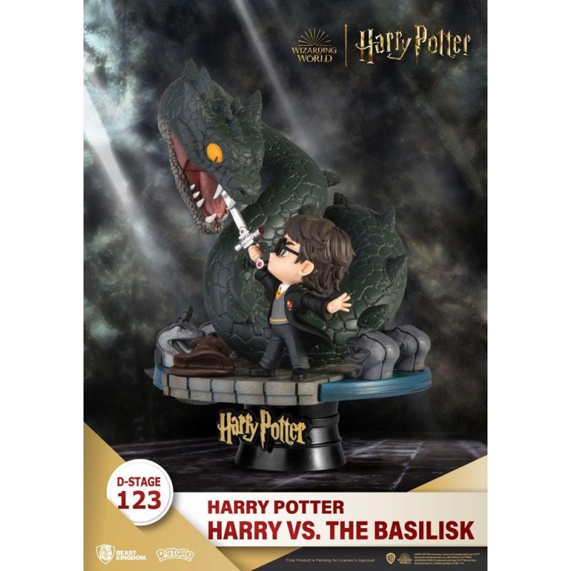 HARRY POTTER - VS the Basilisk - Statuette D-Stage Diorama PVC 16cm 