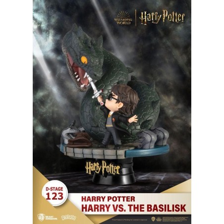 HARRY POTTER - VS the Basilisk - Statuette D-Stage Diorama PVC 16cm 