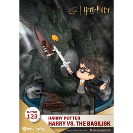 HARRY POTTER - VS the Basilisk - Statuette D-Stage Diorama PVC 16cm 