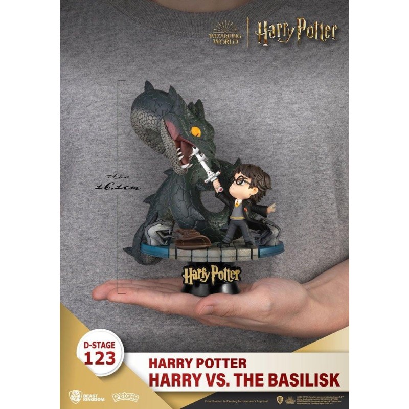 HARRY POTTER - VS the Basilisk - Statuette D-Stage Diorama PVC 16cm 