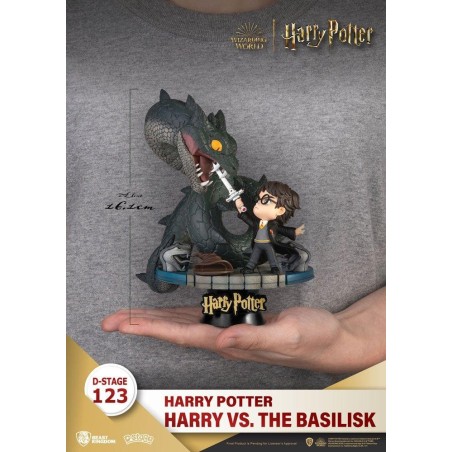 HARRY POTTER - VS the Basilisk - Statuette D-Stage Diorama PVC 16cm 