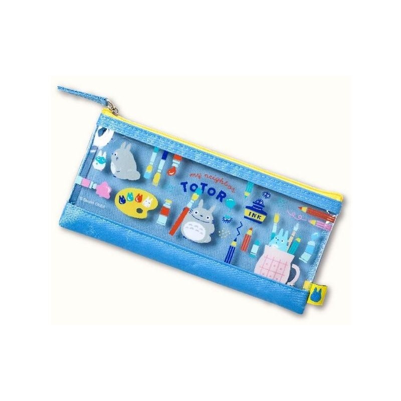 STUDIO GHIBLI - Mon voisin Totoro - Trousse transparente bleue 