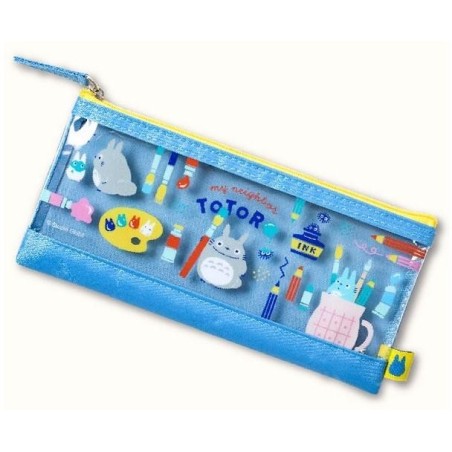 STUDIO GHIBLI - Mon voisin Totoro - Trousse transparente bleue 