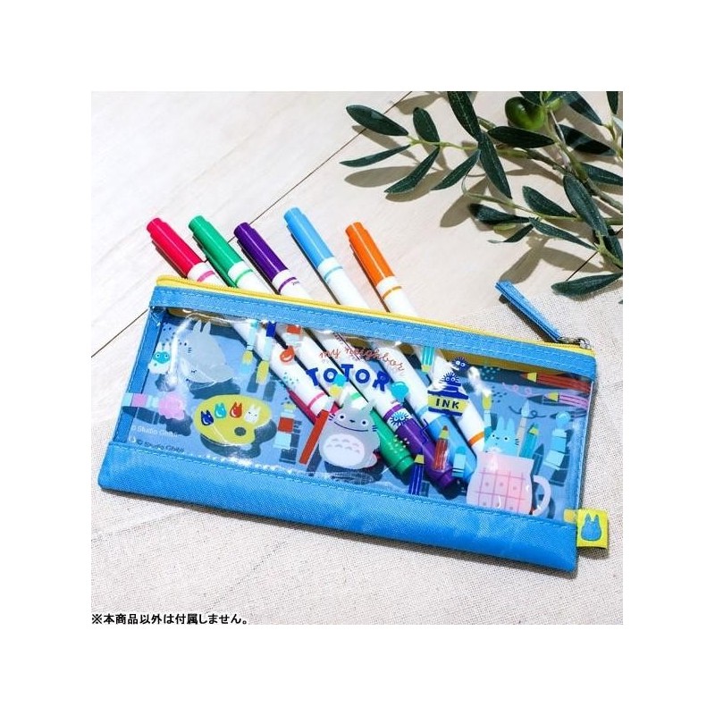 STUDIO GHIBLI - Mon voisin Totoro - Trousse transparente bleue 