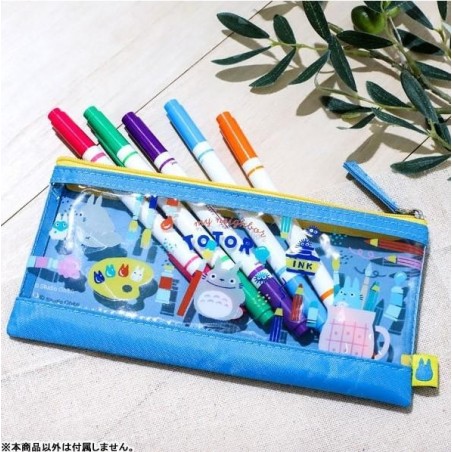 STUDIO GHIBLI - Mon voisin Totoro - Trousse transparente bleue 