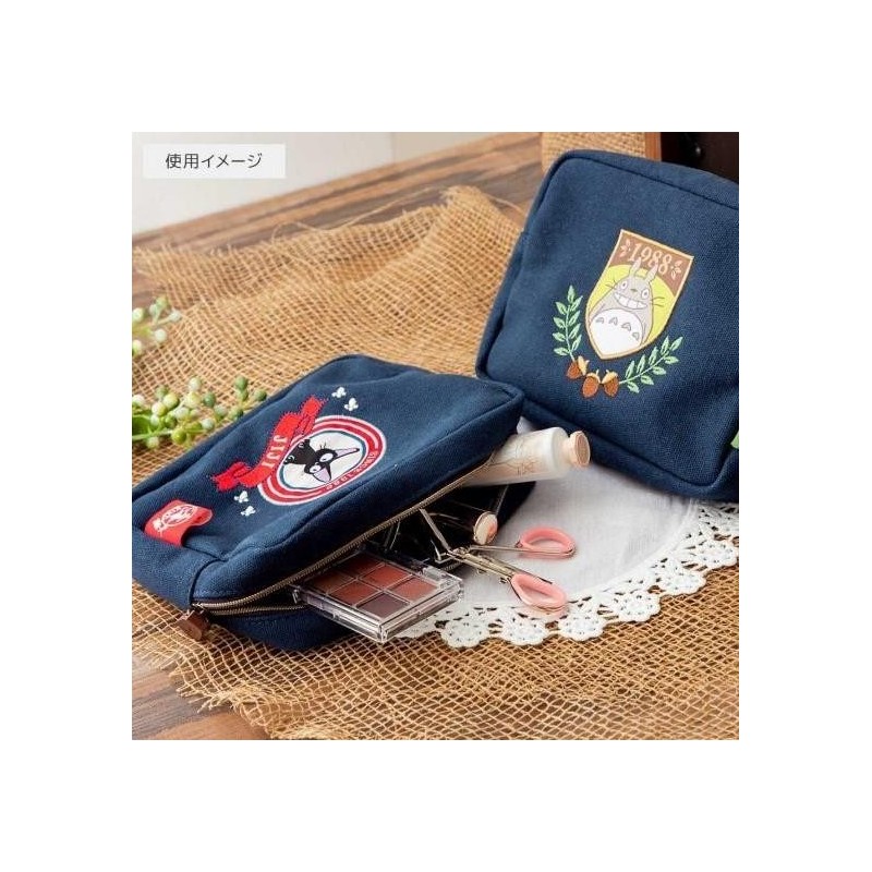 STUDIO GHIBLI - Kiki la petite sorcière - Pochette bleu marine Jiji 