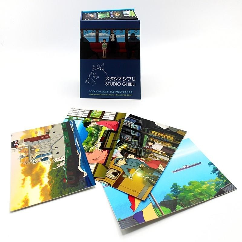 STUDIO GHIBLI - Coffret 100 cartes postales de collection 