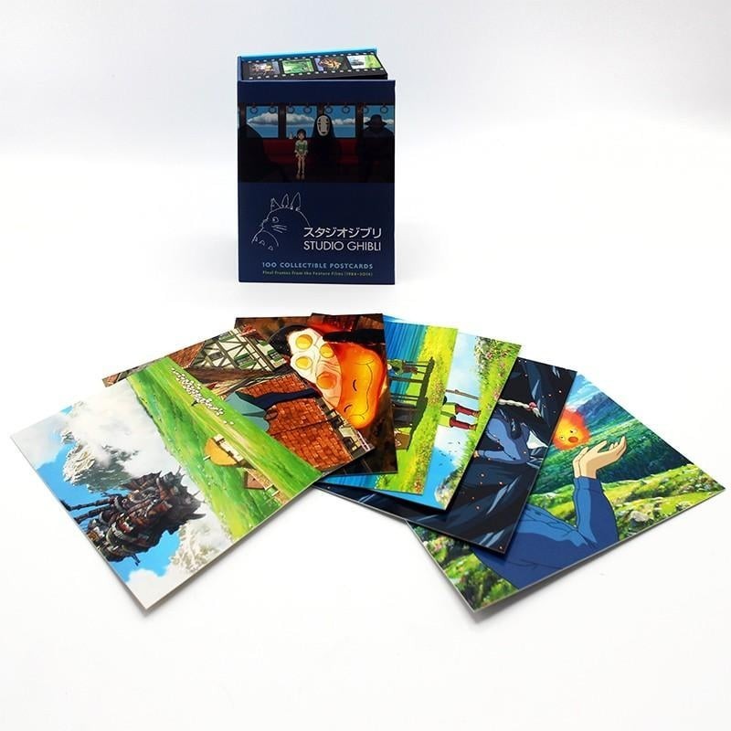 STUDIO GHIBLI - Coffret 100 cartes postales de collection 