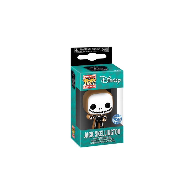 NBX - Pocket Pop Keychains - Jack Skellington Gingerbread 