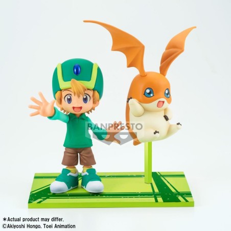 DIGIMON - Takeru & Patamon - Figurine DXF-Adventure Archives 11cm 