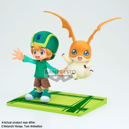 DIGIMON - Takeru & Patamon - Figurine DXF-Adventure Archives 11cm 