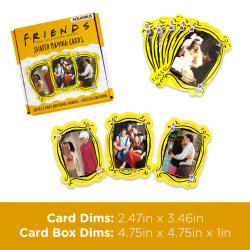 FRIENDS - Cartes à jouer en forme de moment de la série TV  2