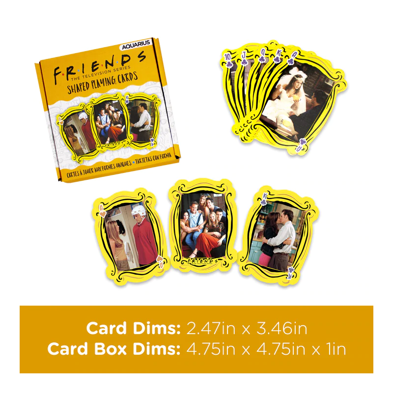 FRIENDS - Cartes à jouer en forme de moment de la série TV 