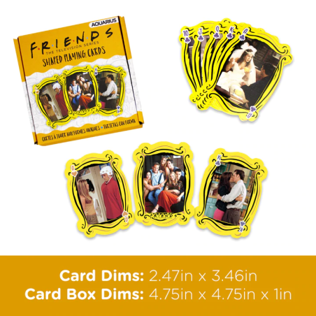 FRIENDS - Cartes à jouer en forme de moment de la série TV 