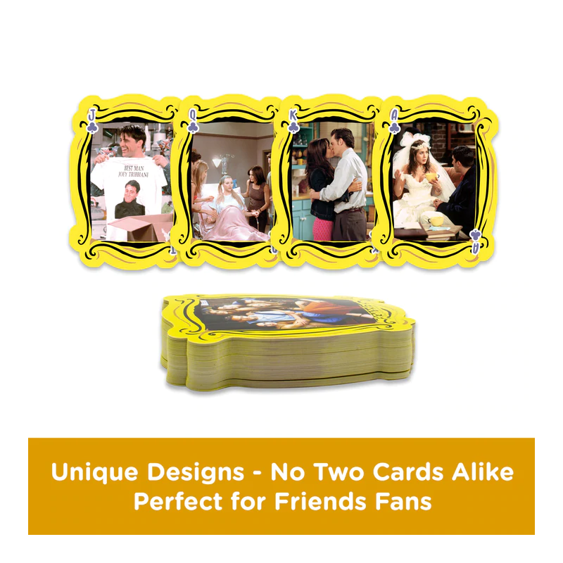 FRIENDS - Cartes à jouer en forme de moment de la série TV 