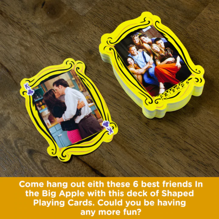 FRIENDS - Cartes à jouer en forme de moment de la série TV 