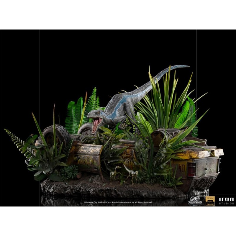 JURASSIC WORLD FALLEN KINGDOM - Blue Deluxe -Statue ArtScale 1/10 24cm 