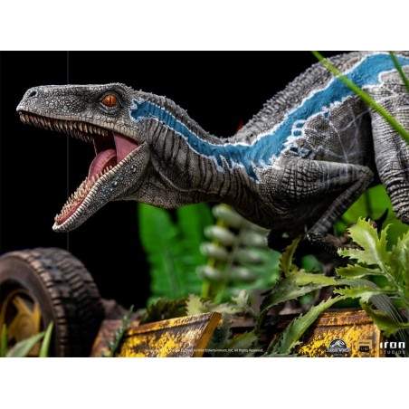JURASSIC WORLD FALLEN KINGDOM - Blue Deluxe -Statue ArtScale 1/10 24cm 