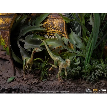 JURASSIC WORLD FALLEN KINGDOM - Blue Deluxe -Statue ArtScale 1/10 24cm 