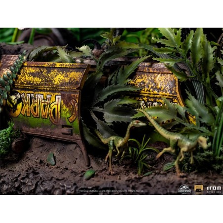 JURASSIC WORLD FALLEN KINGDOM - Blue Deluxe -Statue ArtScale 1/10 24cm 