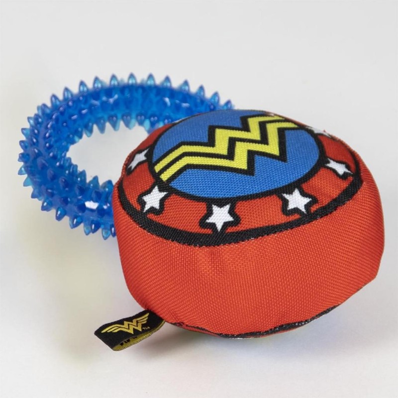 WONDER WOMAN - Jouet - Anneau de Dentition pour Chien 