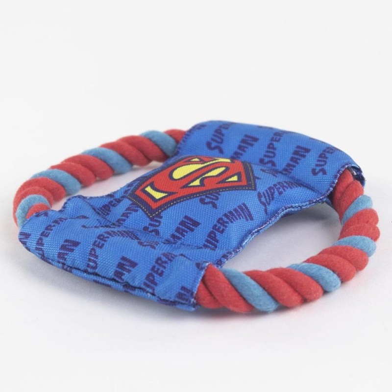 SUPERMAN - Jouet de Dentition en Corde pour Chien 