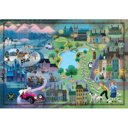 DISNEY - 101 Dalmatiens - Puzzle 1000P 
