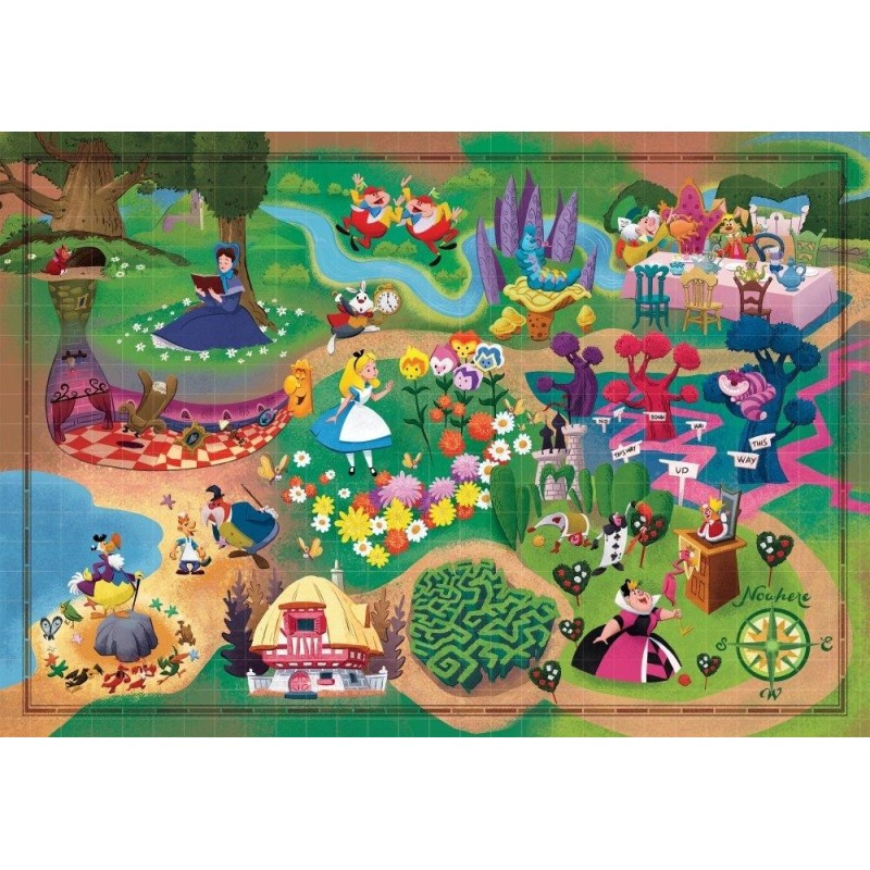 DISNEY - Alice au pays des Merveilles - Puzzle 1000P 