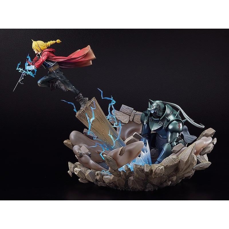 FULL METAL ALCHEMIST - Edward Elric & Alphonse Elric - Statuette 58cm 