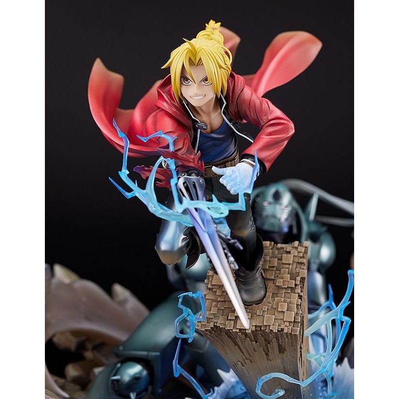 FULL METAL ALCHEMIST - Edward Elric & Alphonse Elric - Statuette 58cm 