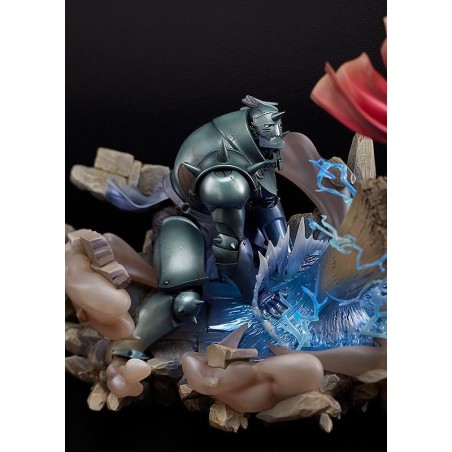 FULL METAL ALCHEMIST - Edward Elric & Alphonse Elric - Statuette 58cm 