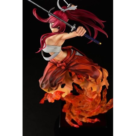 FAIRY TAIL -Erza Scarlet Samurai Ver. Kurenai -Statuette OrcaToys 43cm 