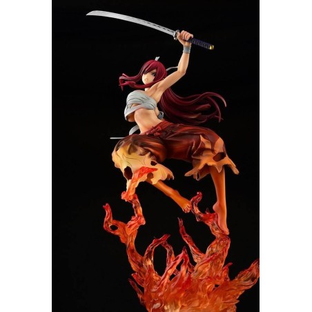 FAIRY TAIL -Erza Scarlet Samurai Ver. Kurenai -Statuette OrcaToys 43cm 